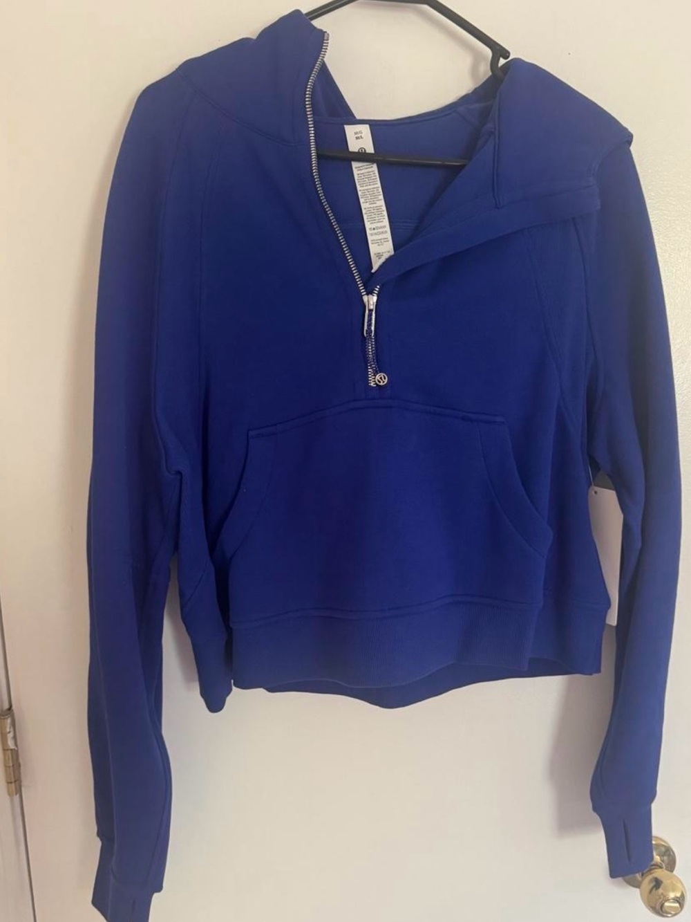 lululemon athletica Royal Blue Half-Zip Hoodie